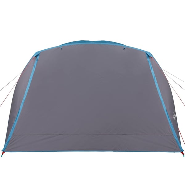 vidaXL Campingtelt med veranda 4 personer blå vanntett
