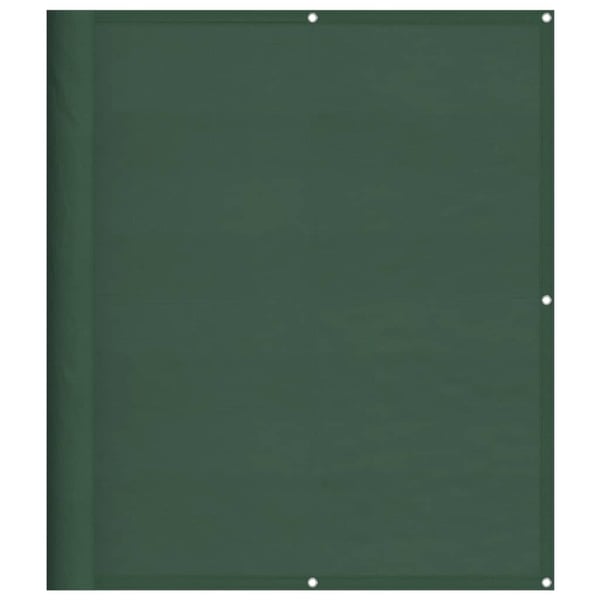 vidaXL altanafskærmning 120x700 cm 100 % polyester mørkegrøn