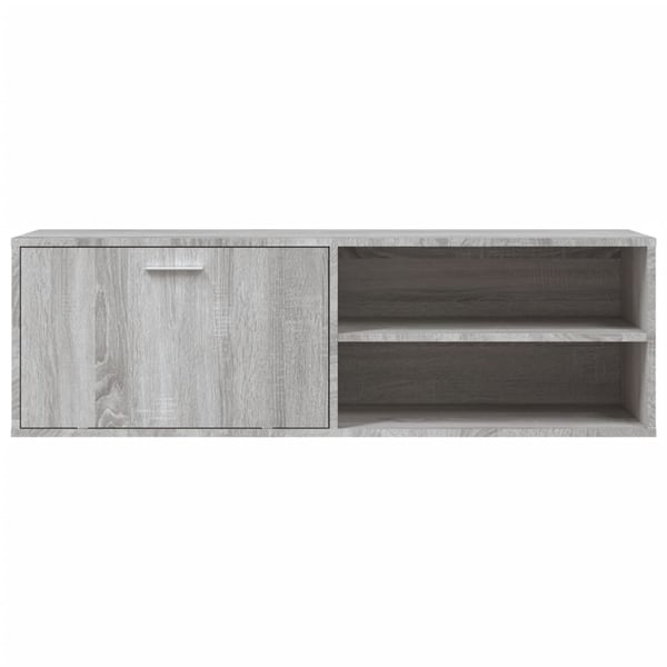 vidaXL TV-benk grå sonoma 120x34x37 cm sponplate
