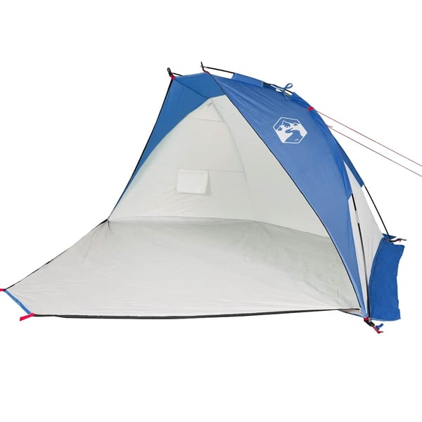 vidaXL Strandtelt asurblå 268x223x125 cm 185T polyester