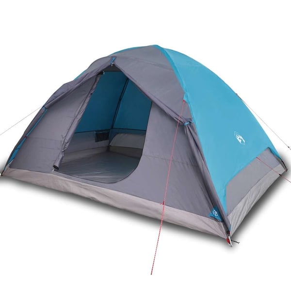 vidaXL 6-personers campingtelt vandtæt blå