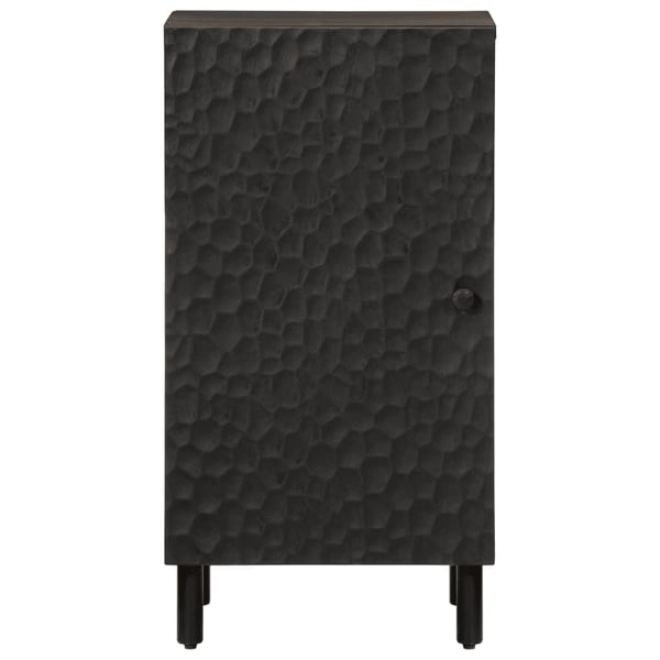 vidaXL skab 40x33x75 cm massivt mangotræ sort