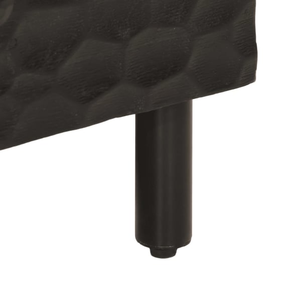 vidaXL Salongbord svart 100x54x40 cm heltre mango