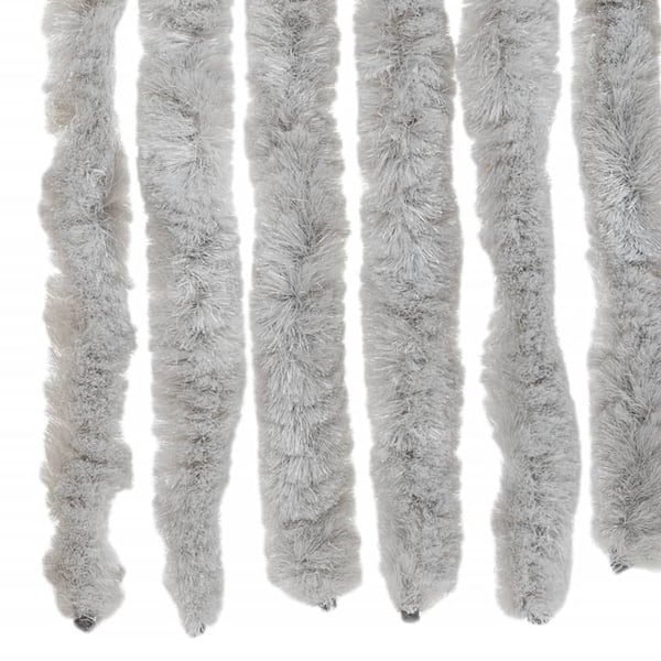 vidaXL Hyönteisverho harmaa 100x220 cm chenille