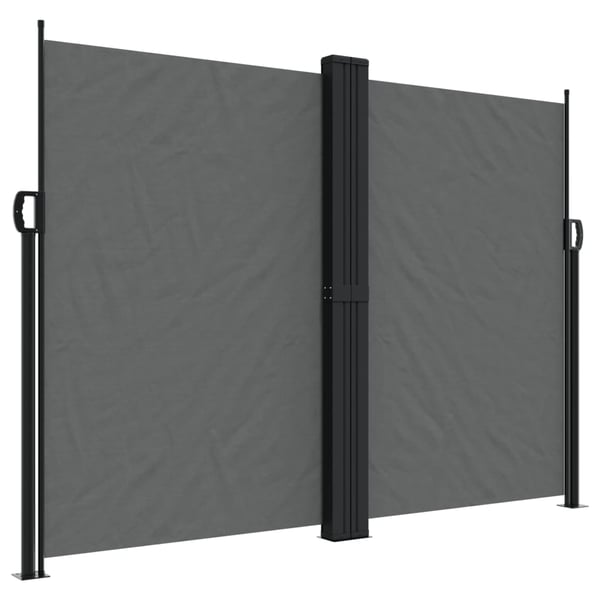 vidaXL Uttrekkbar sidemarkise 180x1200 cm antrasitt