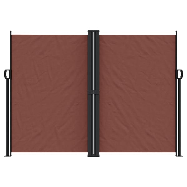vidaXL Uttrekkbar sidemarkise 180x1200 cm brun