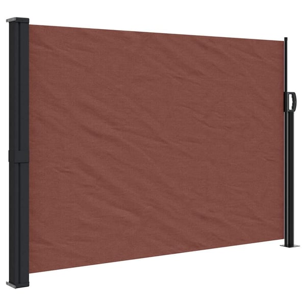 vidaXL Uttrekkbar sidemarkise 140x600 cm brun