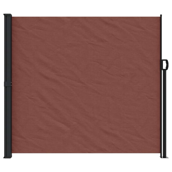 vidaXL Uttrekkbar sidemarkise 180x600 cm brun