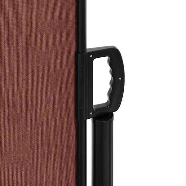 vidaXL Uttrekkbar sidemarkise 180x600 cm brun