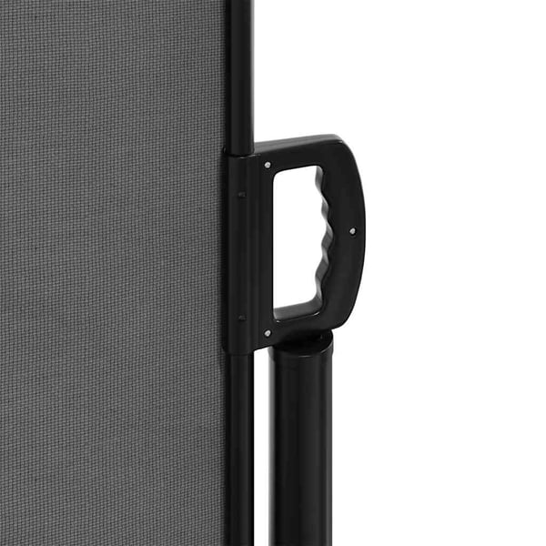 vidaXL sammenrullelig sidemarkise 200x600 cm antracitgrå