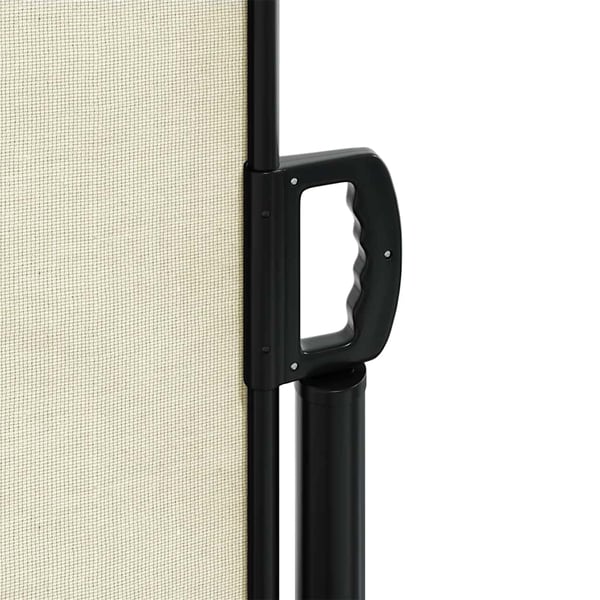 vidaXL Uttrekkbar sidemarkise kremhvit 140x300 cm