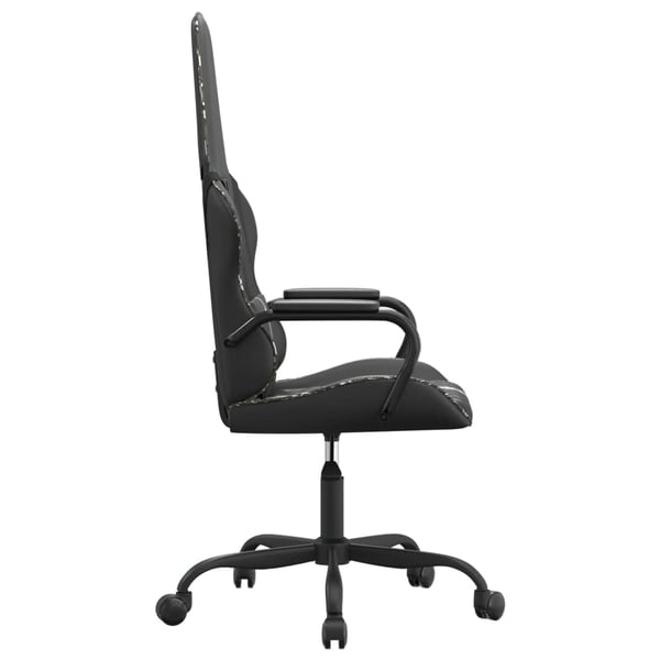 vidaXL gamingstol med massagefunktion kunstlæder camouflage og sort