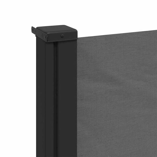 vidaXL Uttrekkbar sidemarkise antrasitt 100x500 cm
