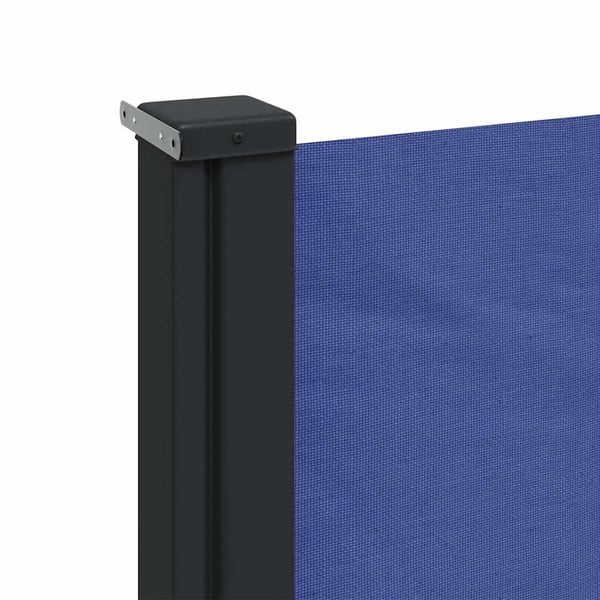 vidaXL sidemarkise 117x300 cm sammenrullelig blå