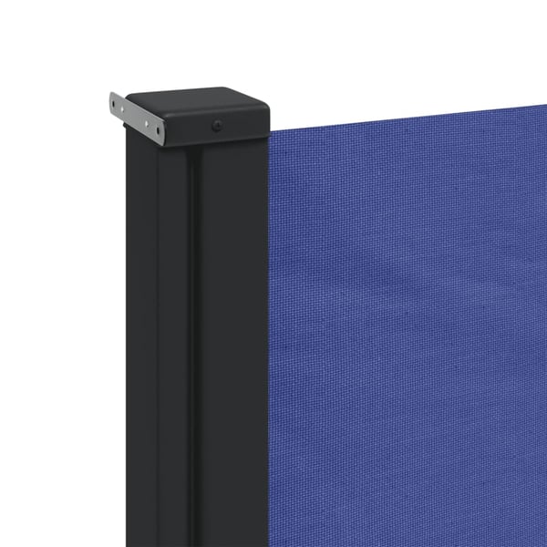 vidaXL sidemarkise 140x500 cm sammenrullelig blå