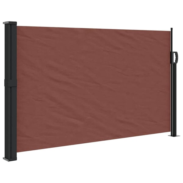 vidaXL sidemarkise 120x500 cm sammenrullelig brun