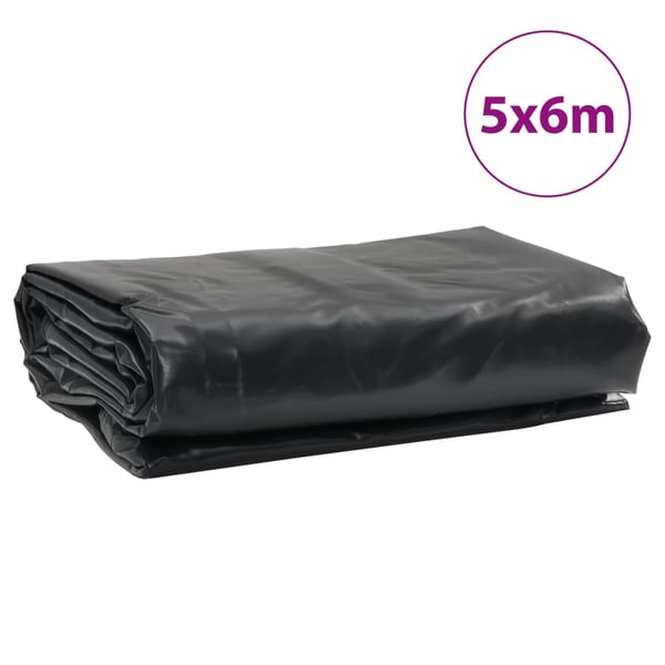 vidaXL presenning 5x6 m 650 g/m² antracitgrå