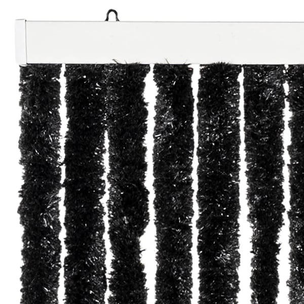 vidaXL Fluegardin antrasitt 100x200 cm chenille