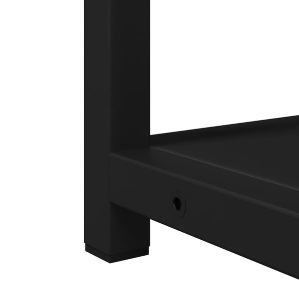 vidaXL badeværelsesskab med spejl 60x16x60 cm konstrueret træ sort
