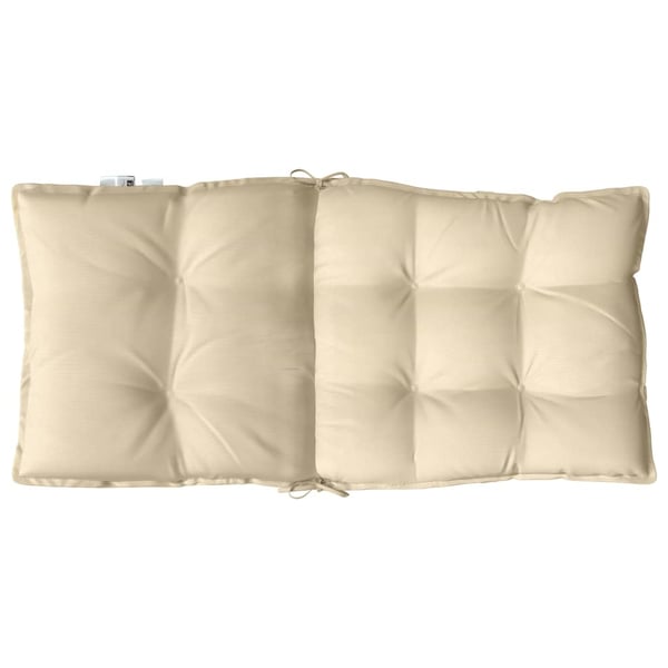 vidaXL Stolsdynor 4 st beige oxfordtyg