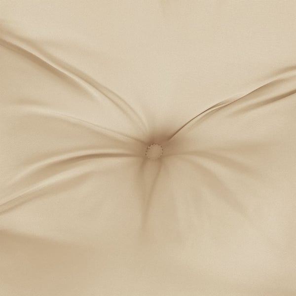 vidaXL stolehynde med lav ryg 6 stk. oxfordstof beige