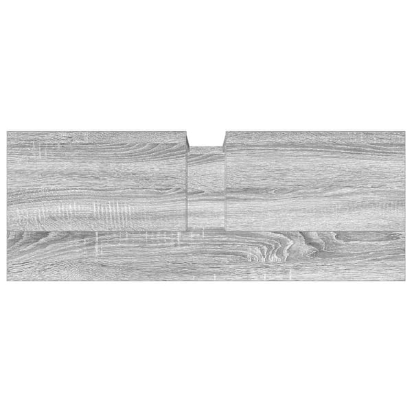 vidaXL underskab til vask 80x30x60 cm konstrueret træ grå sonoma-eg
