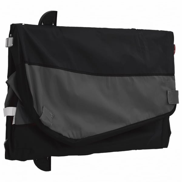 vidaXL Sykkelvogn svart 45 kg jern