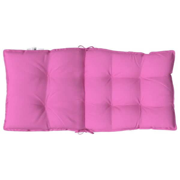 vidaXL Stolsdynor 4 st rosa oxfordtyg