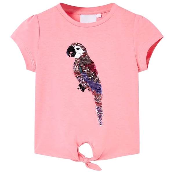 vidaXL T-shirt til børn str. 104 lyserød
