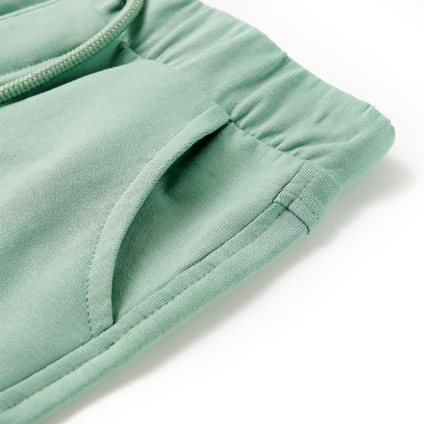 vidaXL Barneshorts med snor lysekaki 140