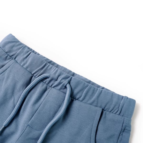 vidaXL Shorts til børn str. 116 med snøre mørkeblå