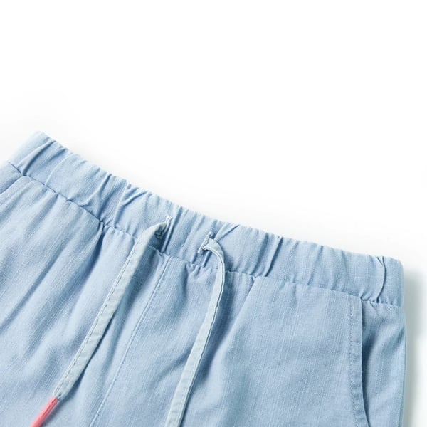 vidaXL Shorts til børn str. 128 denimblå