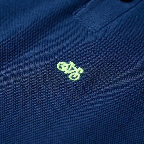 vidaXL Poloskjorte for barn marineblå 116