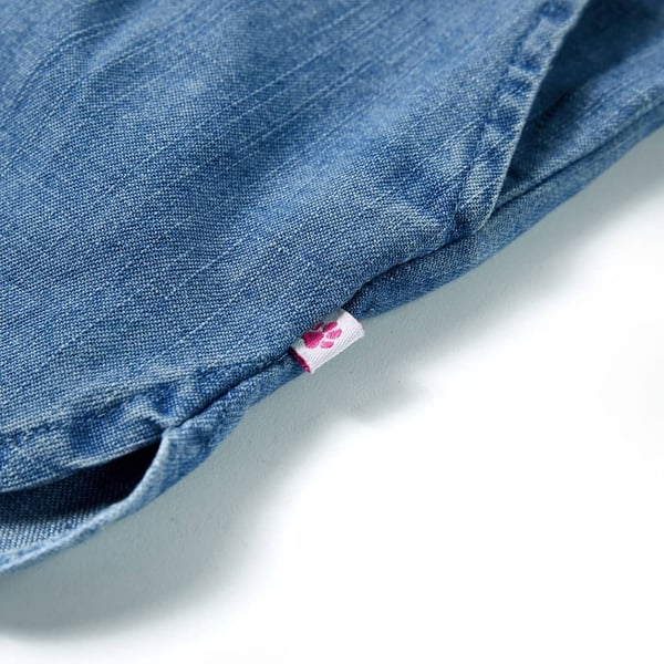 vidaXL Barneshorts denimblå 128