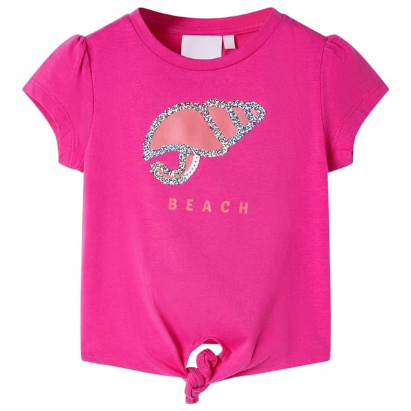 vidaXL T-shirt til børn str. 140 pink