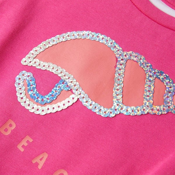 vidaXL T-shirt til børn str. 140 pink