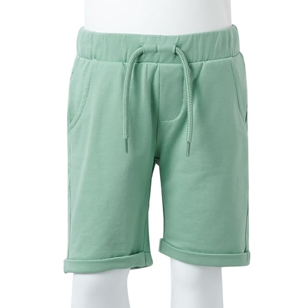 vidaXL Shorts til børn str. 128 med snøre lys kakifarve