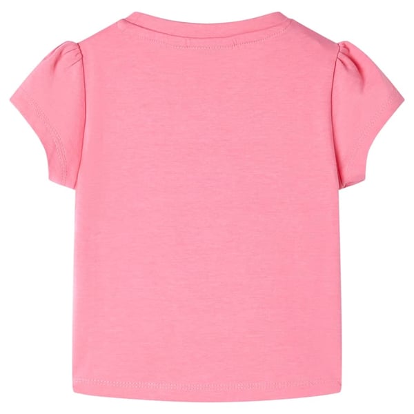 vidaXL T-shirt til børn str. 116 lyserød