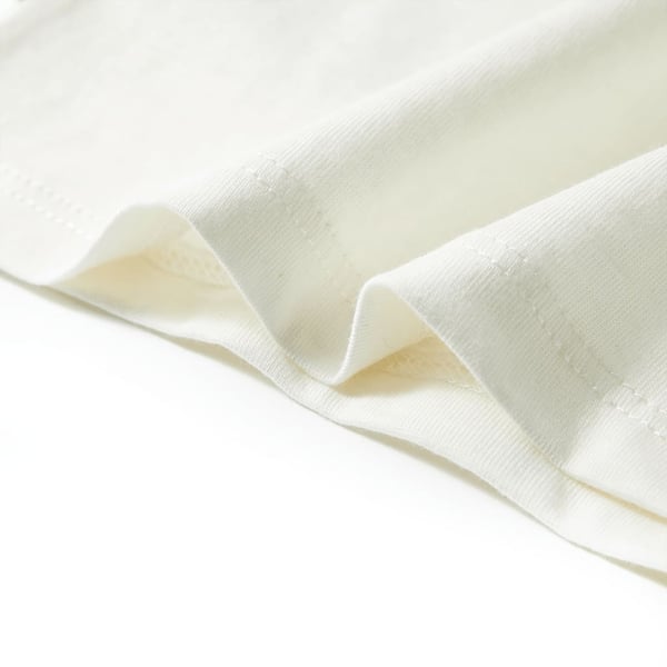 vidaXL Lasten T-paita ecru 128