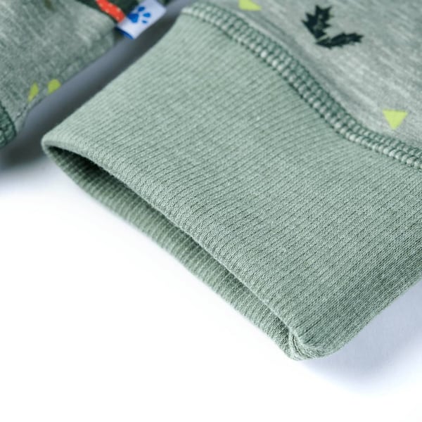 vidaXL Sweatshirt til børn str. 140 lys kakimeleret