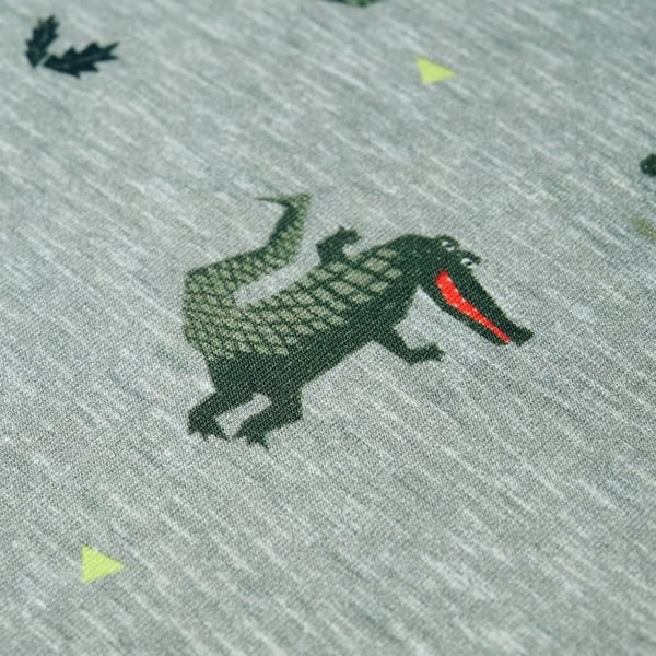vidaXL Sweatshirt til børn str. 92 hundeprint lys kakimeleret