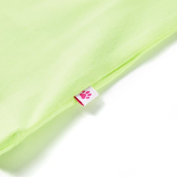 vidaXL T-shirt til børn str. 116 gul