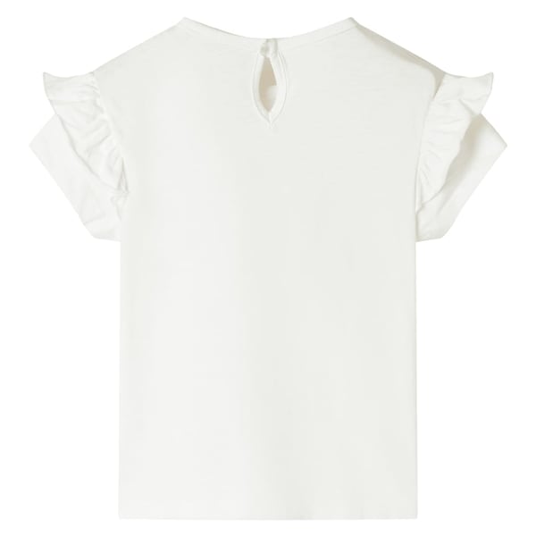 vidaXL Lasten T-paita ecru 92