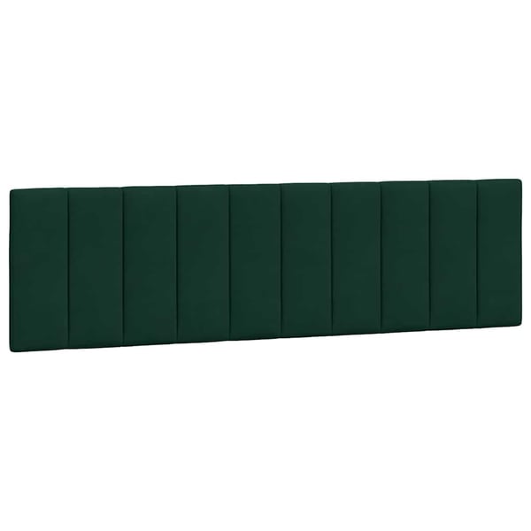 vidaXL sengeramme uden madras Hanko Mørkegrøn 180x200 cm Fløjl
