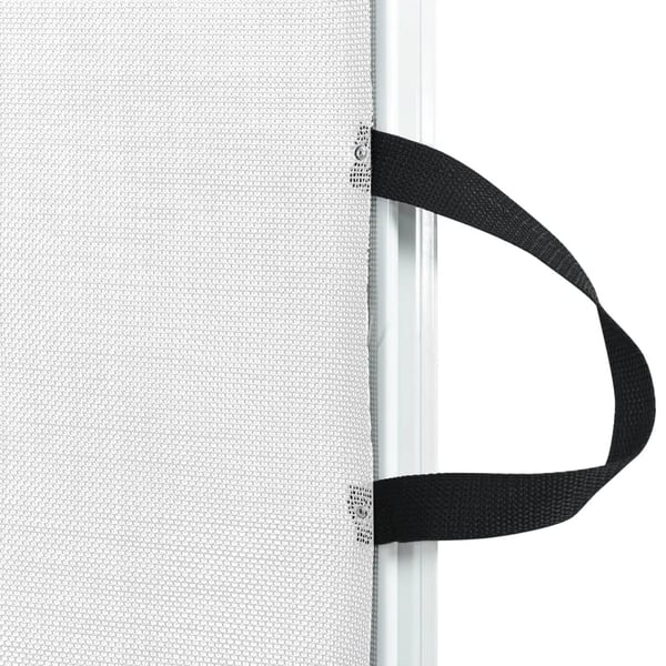 vidaXL Infällbar husdjursgrind vit 82,5x125 cm