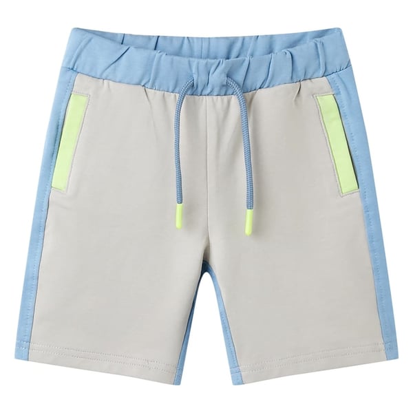 vidaXL Shorts til børn str. 92 med snøre blå