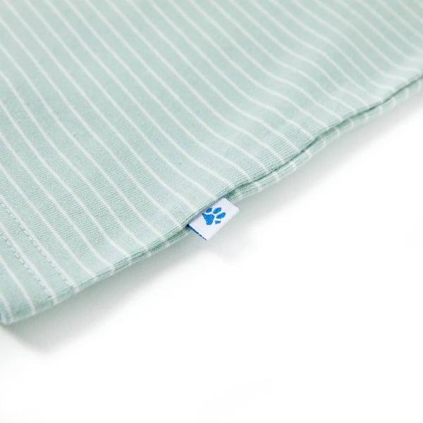 vidaXL T-skjorte for barn med striper lysemynte 104