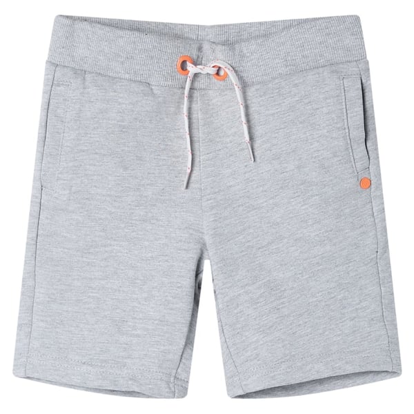 vidaXL Shorts til børn str. 104 med snøre grå