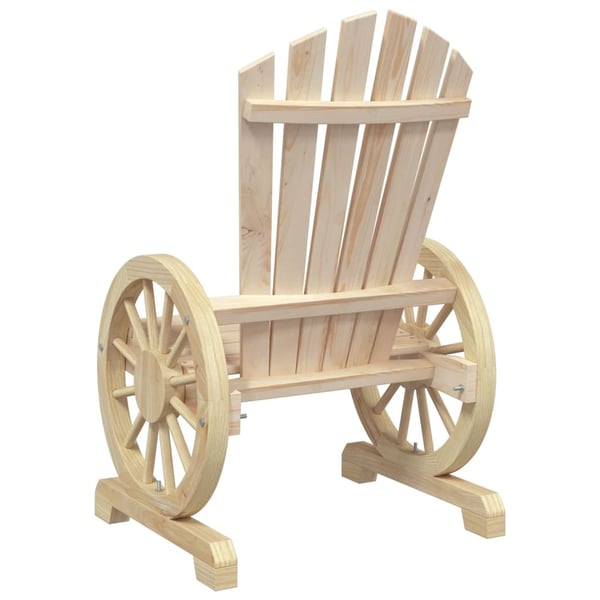 vidaXL Adirondack hagestoler 2 stk heltre gran