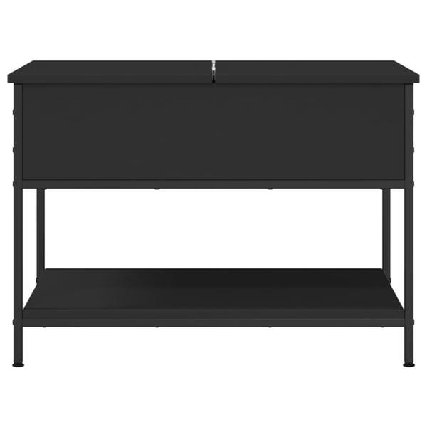 vidaXL sofabord 70x50x50 cm konstrueret træ sort